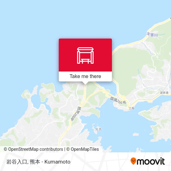岩谷入口 map