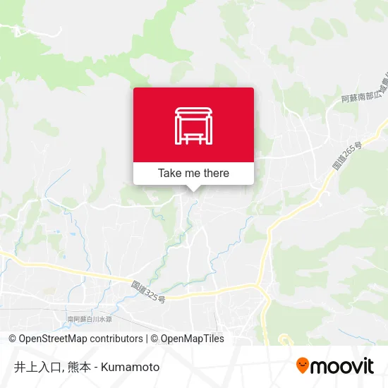 井上入口 map
