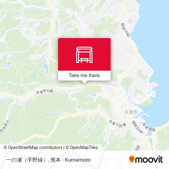 一の瀬（手野線） map