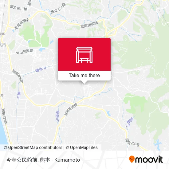 今寺公民館前 map