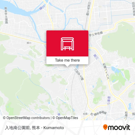 入地南公園前 map