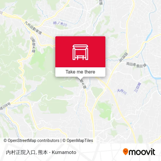 内村正院入口 map