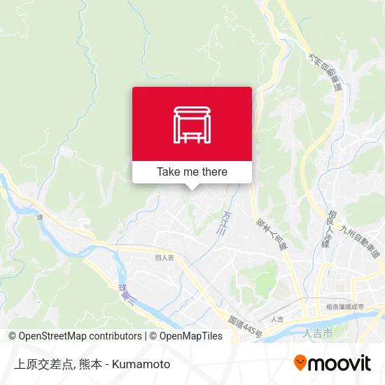 上原交差点 map