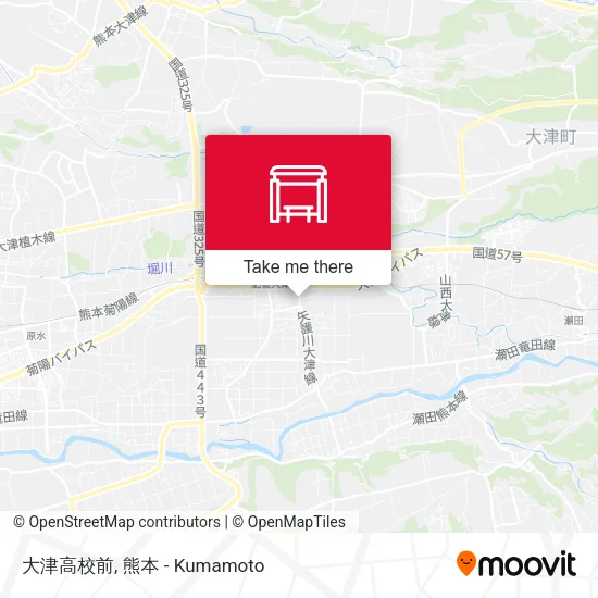 大津高校前 map