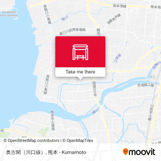 奥古閑（川口線） map
