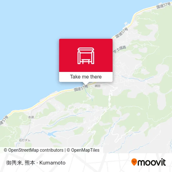 御輿来 map