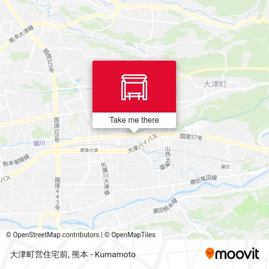 大津町営住宅前 map
