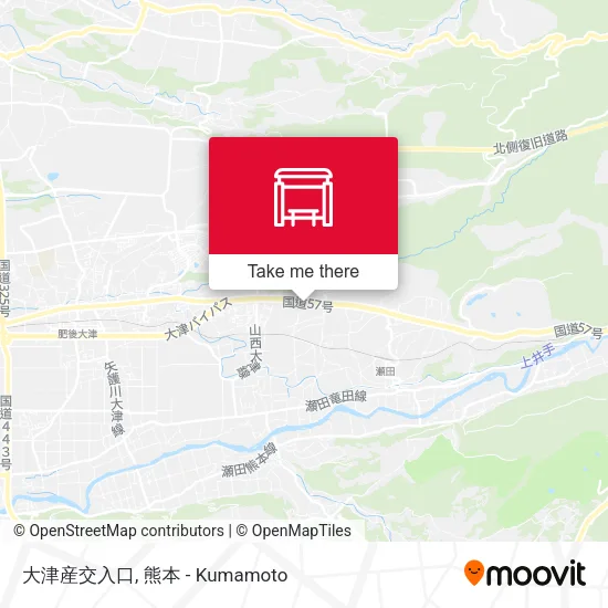 大津産交入口 map