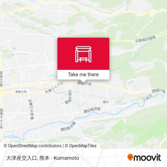 大津産交入口 map