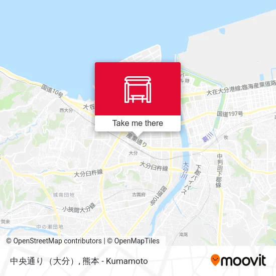 中央通り（大分） map