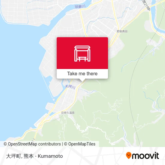 大坪町 map