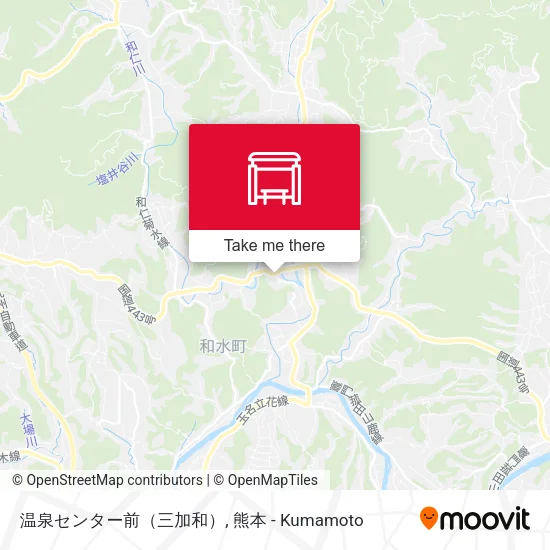 温泉センター前（三加和） map
