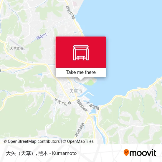 大矢（天草） map