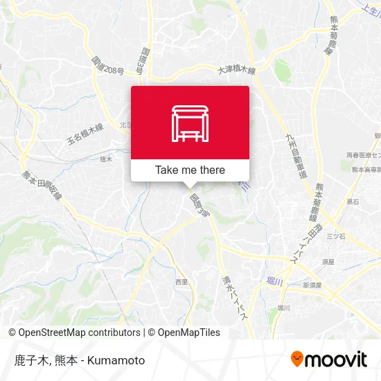 鹿子木 map