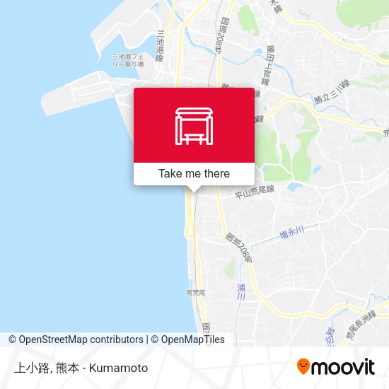 上小路 map