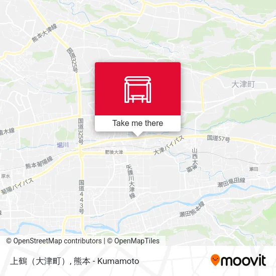 上鶴（大津町） map