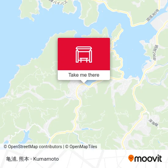亀浦 map