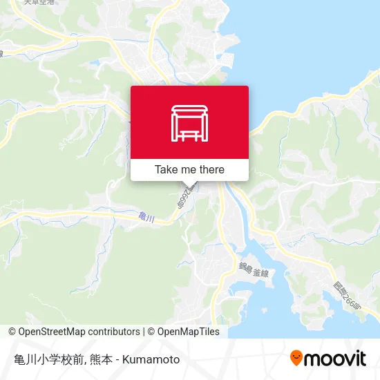 亀川小学校前 map
