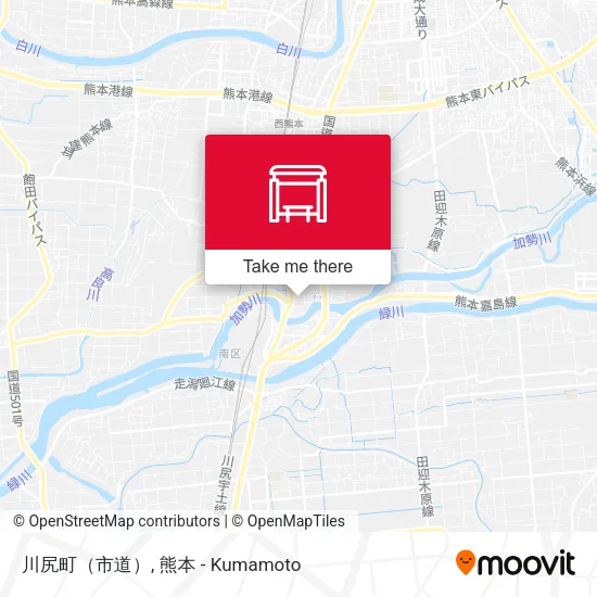 川尻町（市道） map