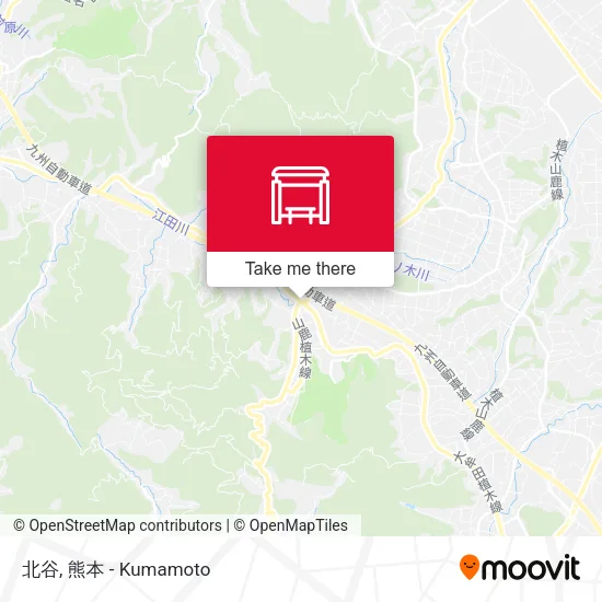 北谷 map