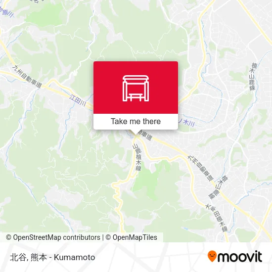 北谷 map