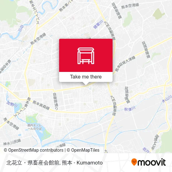 北花立・県畜産会館前 map