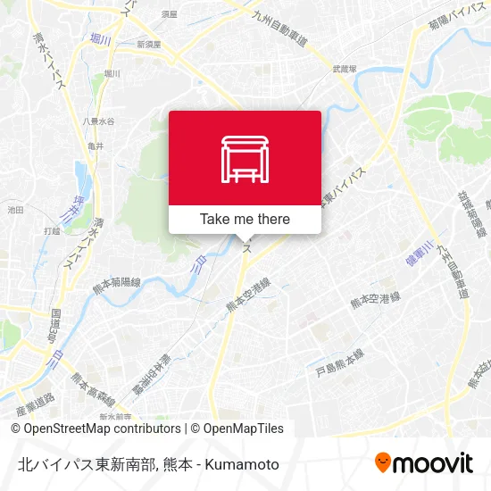 北バイパス東新南部 map