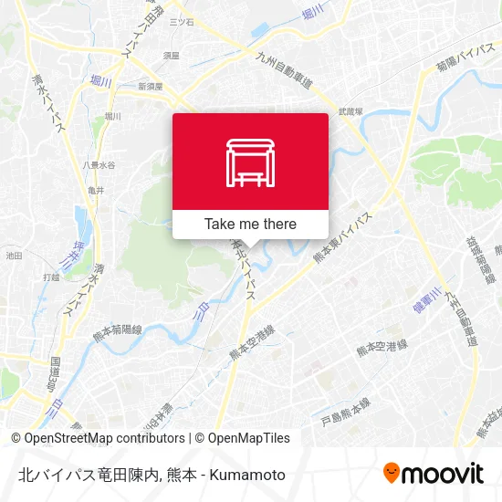 北バイパス竜田陳内 map