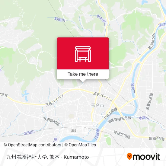 九州看護福祉大学 map