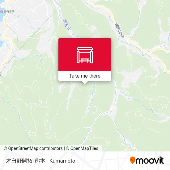 木臼野開拓 map