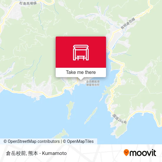 倉岳校前 map