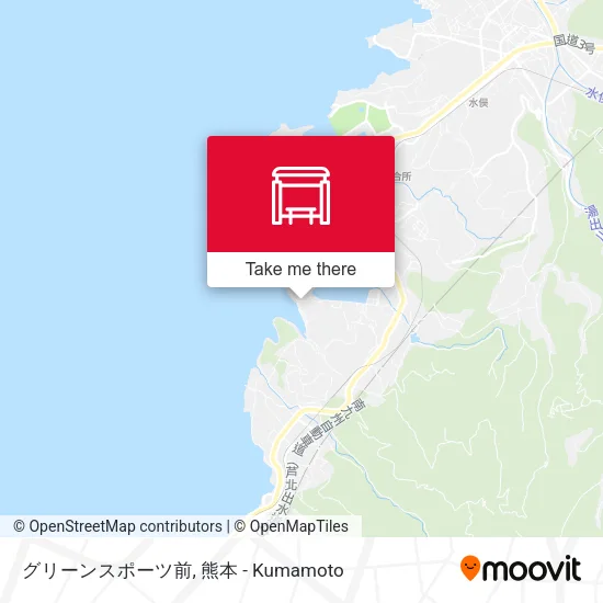 グリーンスポーツ前 map
