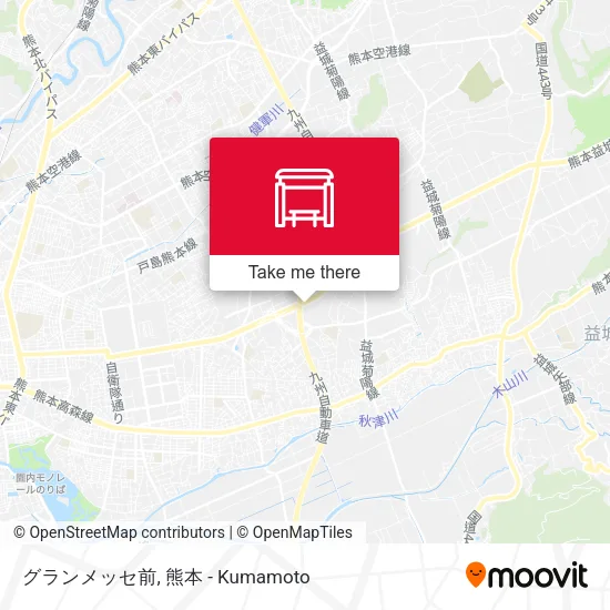 グランメッセ前 map