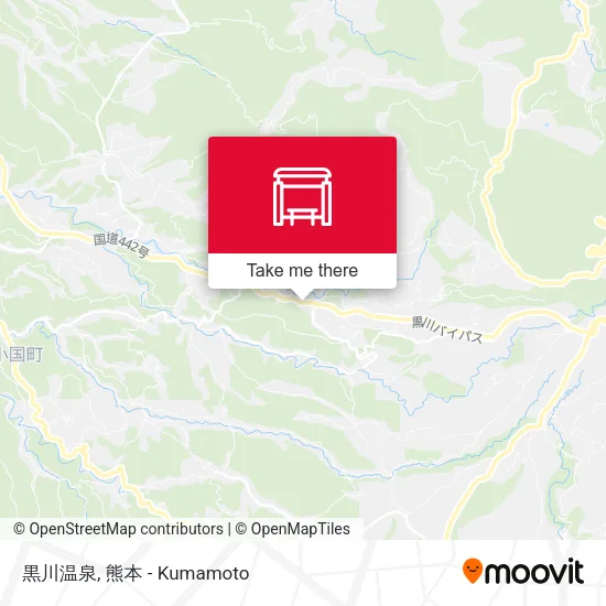 黒川温泉 map