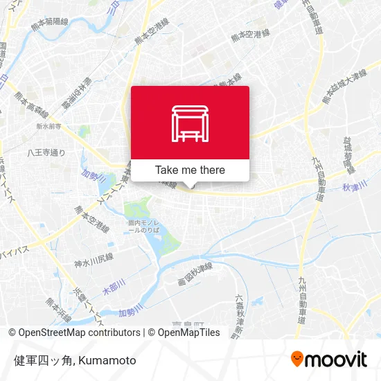 Kengun Intersection map