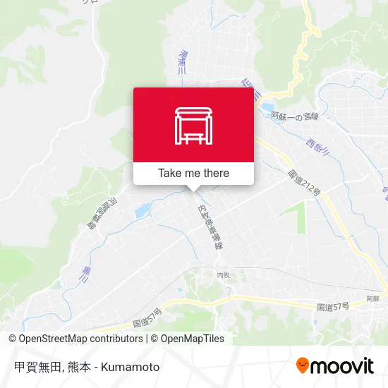 甲賀無田 map