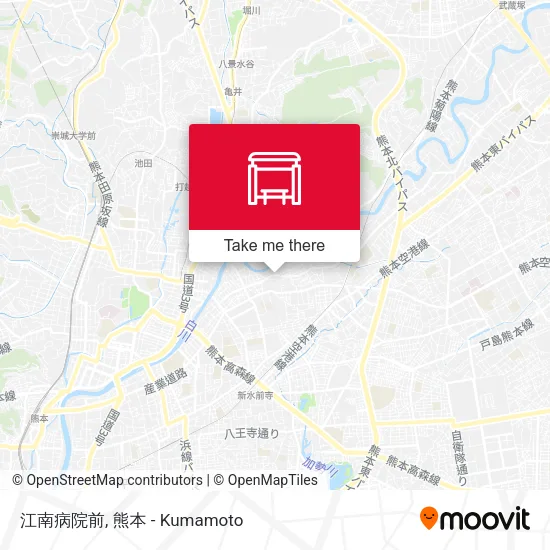 江南病院前 map