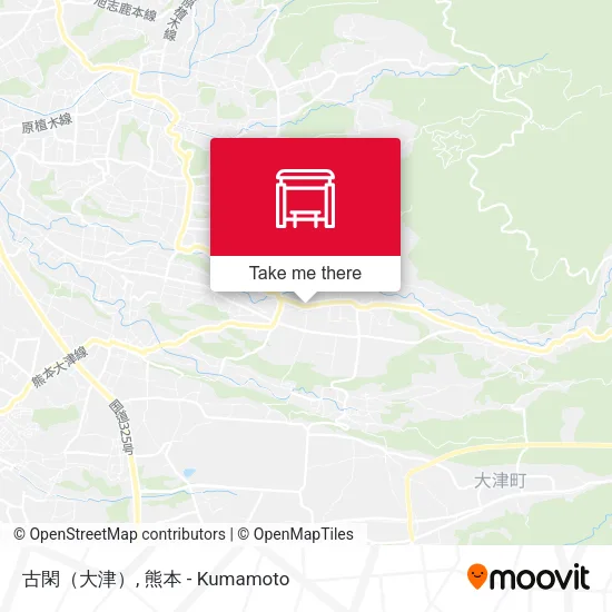 古閑（大津） map