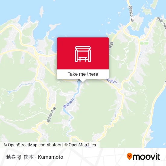 越喜瀬 map