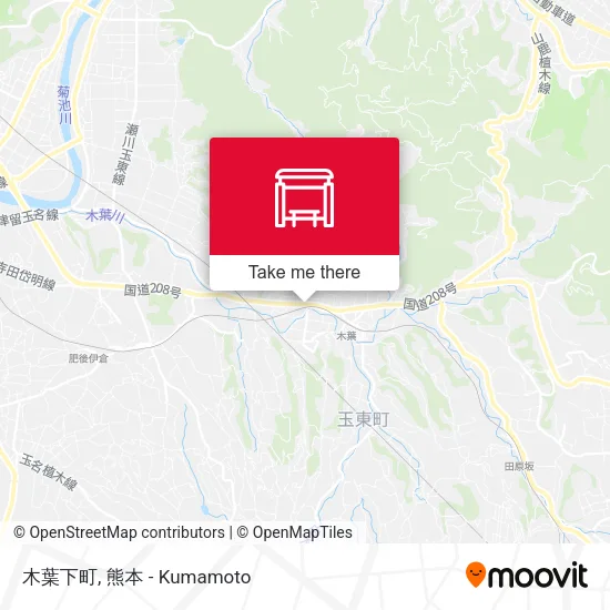 木葉下町 map