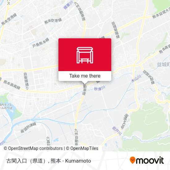 古閑入口（県道） map