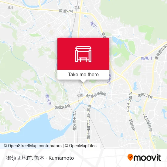 御領団地前 map
