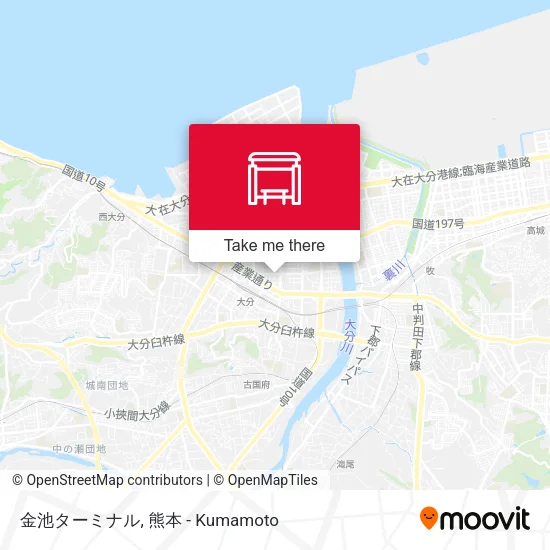 金池ターミナル map