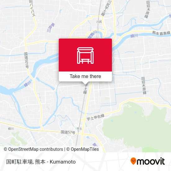 国町駐車場 map