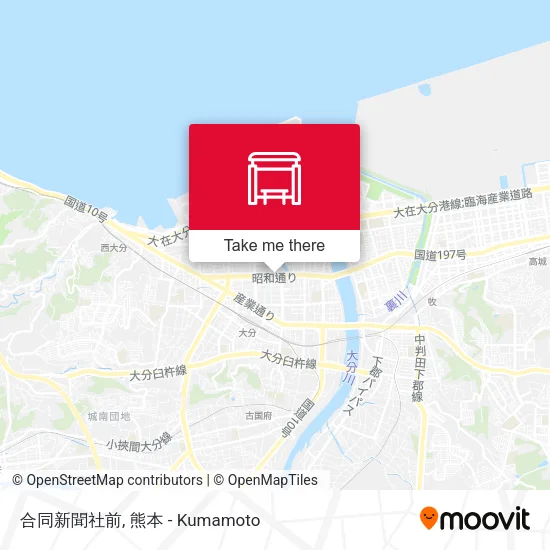 合同新聞社前 map