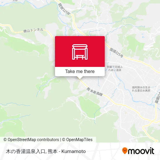 木の香湯温泉入口 map