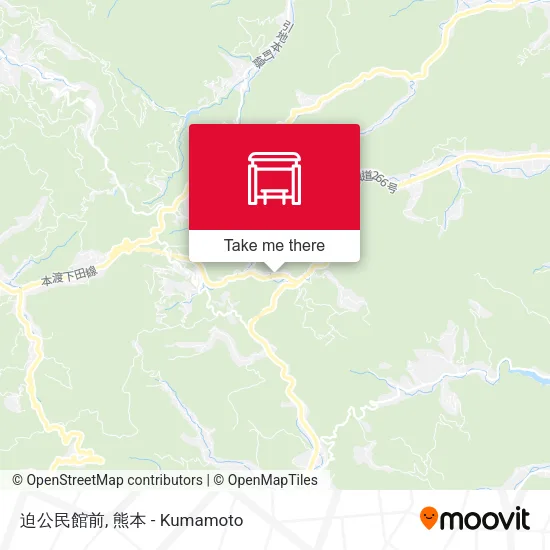 迫公民館前 map