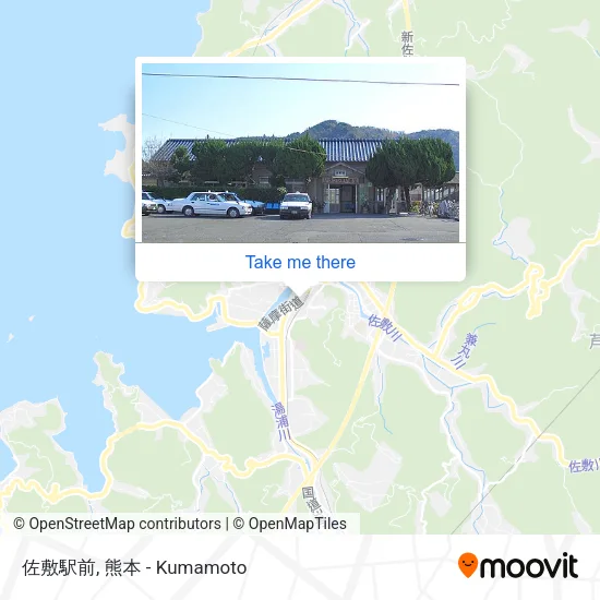 佐敷駅前 map