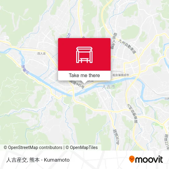 人吉産交 map