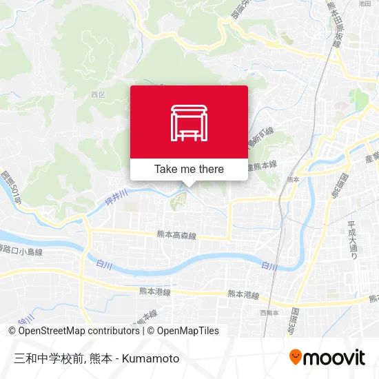 三和中学校前 map